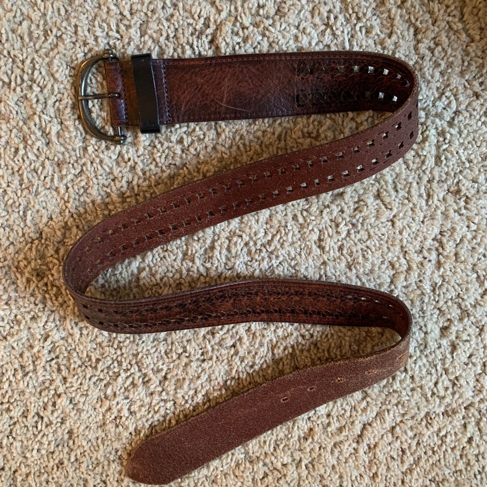 Diesel belt brown leather